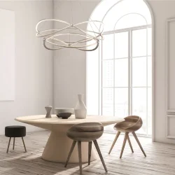 Подвесной светильник Weave 3000K 104Вт (Никель)