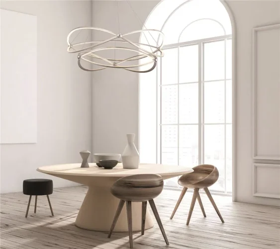 Подвесной светильник Weave 3000K 104Вт (Никель) - фото 4