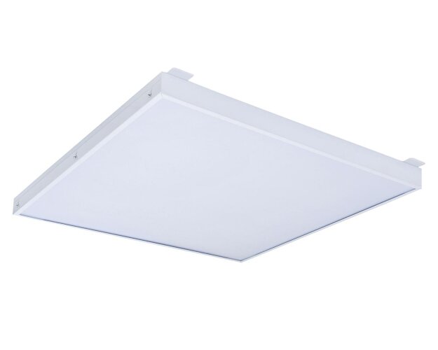 Универсальный офисный светодиодный светильник Грильято 40 Вт IP44 580x580x40 мм 6000K Опал - фото