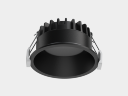 Светильник светодиодный диммируемый потолочный встраиваемый , серия WL-BQ, Черный, 9Вт, IP44, Теплый белый (3000К), BQ009109-BL-WW - фото