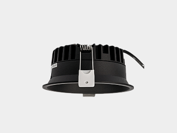 'Светильник светодиодный диммируемый потолочный встраиваемый , серия WL-BQ, Черный, 9Вт, IP44, Теплый белый (3000К), BQ009109-BL-WW. Фото 6