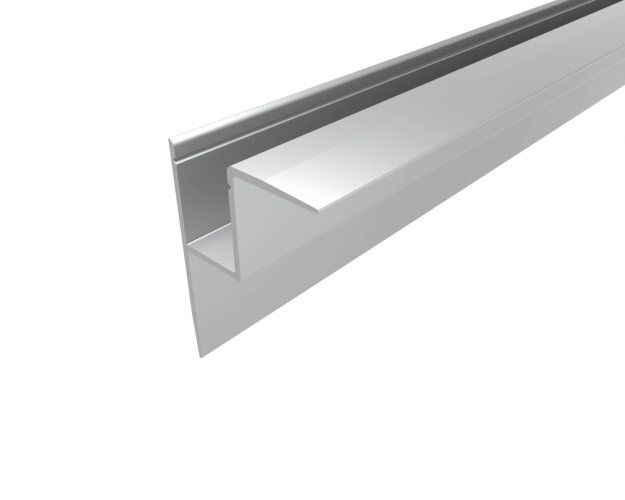 Профиль накладной алюминиевый LC-NKU-4532-2 Anod - фото