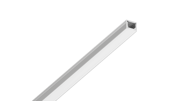 Накладной алюминиевый профиль Design LED LS1613, 2500 мм, анодированный, LS.1613-R - фото