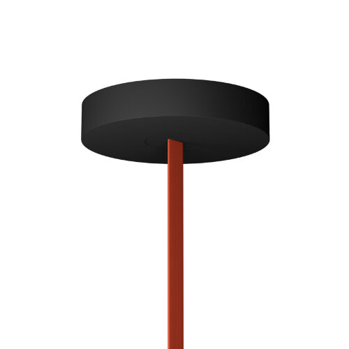 TR5511-BK Накладное основание с возможностью размещения блока питания и подачи питания треку-ремню Belty, серия Base, D260*H50мм, IP20, черный, алюминий.