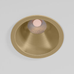 Светильник встраиваемый светодиодный Forte 15W 4000K латунь 25071/LED