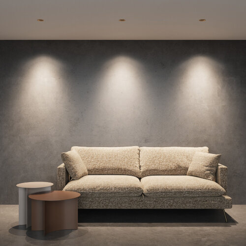 Светильник встраиваемый светодиодный Forte 15W 4000K латунь - Фото 6