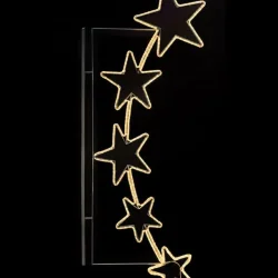 Светодиодная Консоль &amp;#171;Пять Звезд&amp;#187; 90 x 200 см, Тепло-Белая, 220В