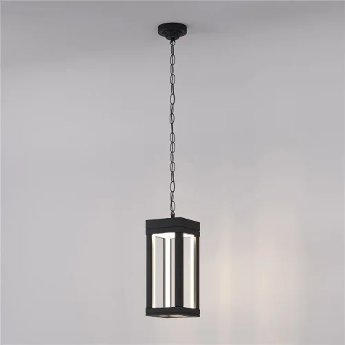 Уличный подвесной светодиодный светильник Frame LED IP54 1528 TECHNO LED черный - фото 2