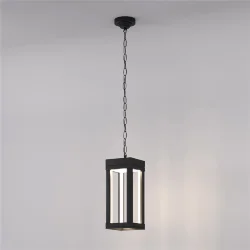 Уличный подвесной светодиодный светильник Frame LED IP54 1528 TECHNO LED черный (051857)