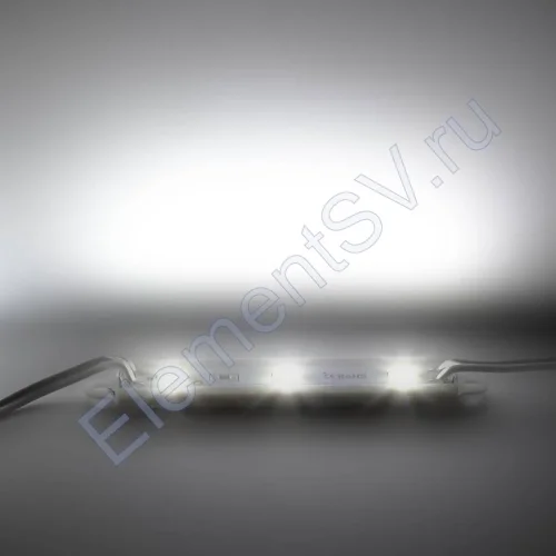 Светодиодный модуль прямоугольный 2835-3 MOD20 (0.6W, 12V, White) - фото 2.