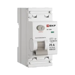 Выключатель дифференциального тока 2п 25А 30мА тип A 6кА ВД-100N электромех. PROxima EKF E1026MA2530