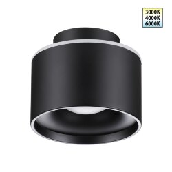 Светильник накладной светодиодный с переключателем цветовой температуры «Novotech» 358971, серия: GIRO - Переключение цв. температуры на корпусе светильника