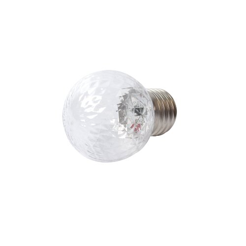 LED-D45-1W-BLUE-E27-CL-С PINEAPPLE Лампа декоративная светодиодная, Форма Ананас, прозрачная, Цвет синий, Картон - фото 2