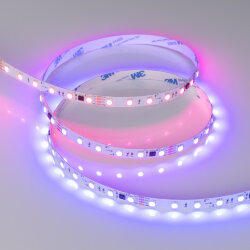 Светодиодная лента SPI-В60-10mm 24V RGB-РХ6-ВРТ (12 W/m, IP20, 5060, 5m) (Arlight, бегущий огонь) 039180