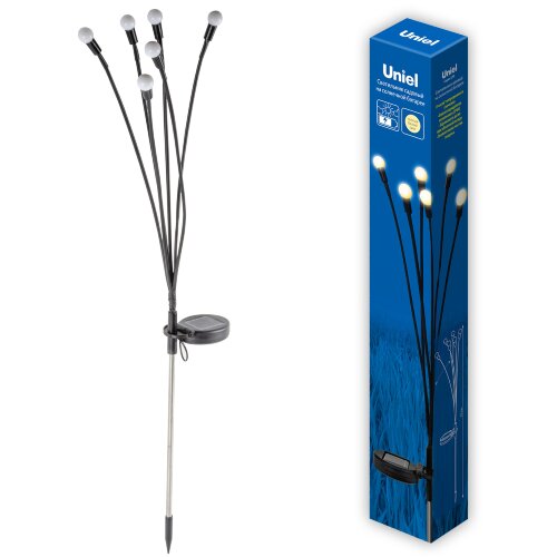 USL-S-820-PM700 FIREFLIES Садовый светильник на солнечной батарее Светлячки, 6 светодиодов, Теплый белый свет, 1xАА Ni-Mh аккумулятор в-к, IP44, TM Uniel - фото 10