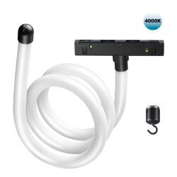 Трековый светильник "ГИБКИЙ НЕОН" для низковольтного шинопровода FLUM «Novotech» 359138, серия: RAMO (крепление к треку)