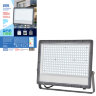 ULF-F52D-200W-6500K IP65 200-240V GREY Прожектор светодиодный, Дневной свет 6500K, Угол 90 градусов, Корпус серый, TM Uniel - фото 5
