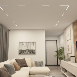 Угловой светильник SMART LINEAR ANGLE 18W DIM 3000K-6000K, белый, Denkirs DK8014-WH