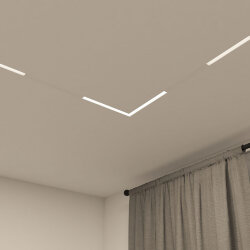 Угловой светильник SMART LINEAR ANGLE 18W DIM 3000K-6000K, белый, Denkirs DK8014-WH