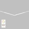 DK8014-WH Угловой светильник SMART LINEAR ANGLE 18W DIM 3000K-6000K, белый.
