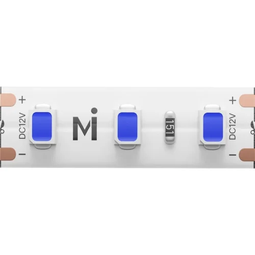 Светодиодная лента Base 12В 2835 9,6Вт/м Blue 5м IP 20 201173 (Белый) - фото