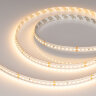Светодиодная лента RT-A144-10mm 24V Warm2700 (7.7 W/m, IP20, 2835, 5m) (Arlight, высок.эфф.200 лм/Вт) 038781 - фото