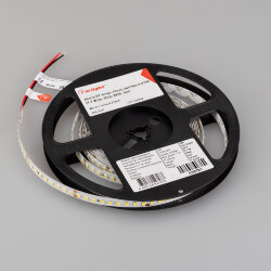 Светодиодная лента RT-А144-10mm 24V Warm2700 (7.7 W/m, IP20, 2835, 5m) (Arlight, высок.эфф.200 лм/Вт) 038781