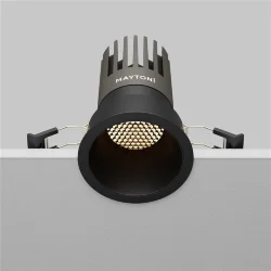Встраиваемый светильник Омут+ / Dip 15 Вт 3000 К 50° (Черный) DL118-15W-3K-B