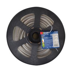 ULS-2835-120LED-m-10mm-IP67-220V-10W-m-50M-6500K Светодиодная гибкая герметичная лента, Бобина 50 м, Дневной белый свет 6500K.