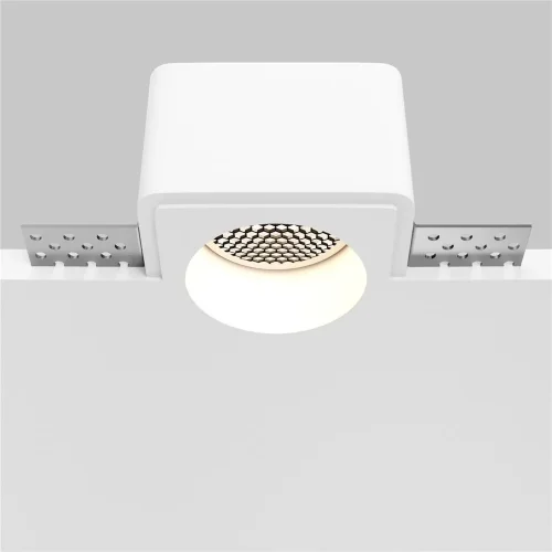 Встраиваемый светильник Gyps Modern GU10 10Вт (Белый) - фото 2