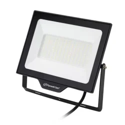 Прожектор светодиодный СДО FL 10 C 100W VW 865 BK CL 277х220х30мм 100Вт 6500К IP65 уличный черн. Русский Свет 15081023056