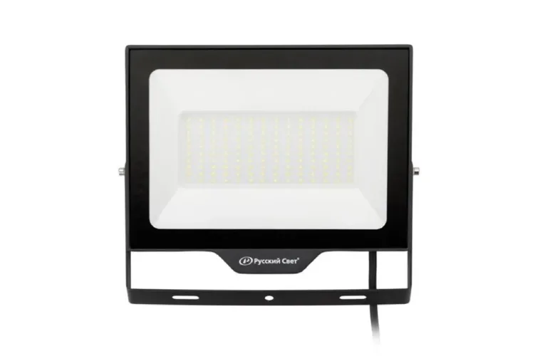 Прожектор светодиодный СДО FL 10 C 100W VW 865 BK CL 277х220х30мм 100Вт 6500К IP65 уличный черн. Русский Свет 15081023056 - фото 3