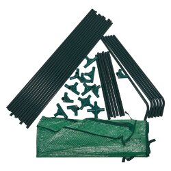 UGH-S31 L180 GREEN-GREEN Парник уличный, 180x90x90см, Металлическая труба в ПВХ, цвет зеленый, Тент из армированного полиэтилена 135г-м2, цвет сетки зеленый, TM ФитоЛето