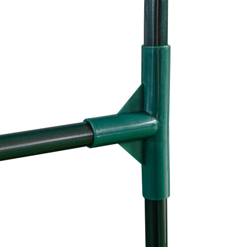UGH-S31 L180 GREEN-GREEN Парник уличный, 180x90x90см, Металлическая труба в ПВХ, цвет зеленый, Тент из армированного полиэтилена 135г-м2, цвет сетки зеленый, TM ФитоЛето - фото 10