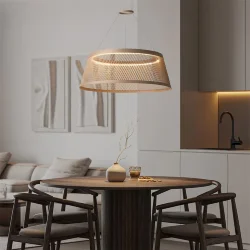 Подвесной светильник Freya FR5535PL-L14B (Бежевый и серый)