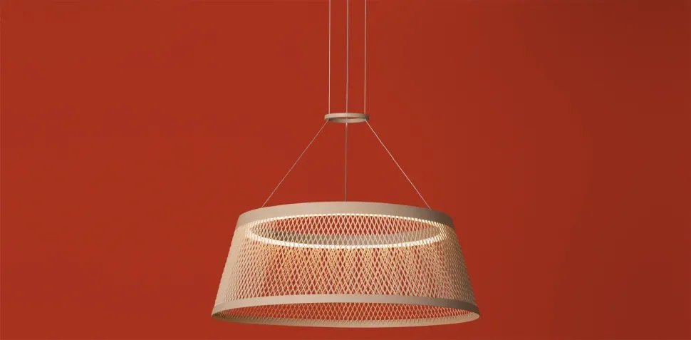 Подвесной светильник Призма / Prism (Бежевый и серый) FR5535PL-L14B - фото 12