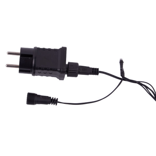 ULD-S1500-150-TBK MT2 IP44 Гирлянда светодиодная с эффектом мерцания, 15м, Соединяемая, 150 светодиодов, Красный, желтый, зеленый, синий и белый свет, Провод черный - фото 4
