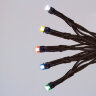 ULD-S1500-150-TBK MT2 IP44 Гирлянда светодиодная с эффектом мерцания, 15м, Соединяемая, 150 светодиодов, Красный, желтый, зеленый, синий и белый свет, Провод черный - фото 5