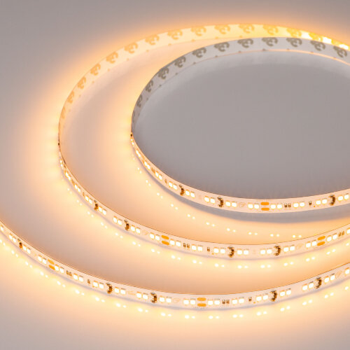 Светодиодная лента RT-A168-10mm 24V Dim-To-Warm (14.4 W/m, IP20, 2835, 5m) (Arlight, Dim-To-Warm) 033606 - фото