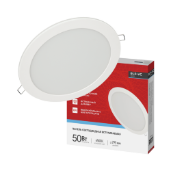 Панель светодиодная встраиваемая круглая RLP-VC 5065WH 50Вт 230В 6500К 4000Лм 295мм белая IP40 IN HOME
