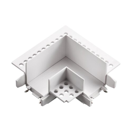 Соединитель L-образный токопроводящий для шинопровода в ГКЛ (для арт.135198- 135200) «Novotech» 135281, серия: SMAL. Фото 1.