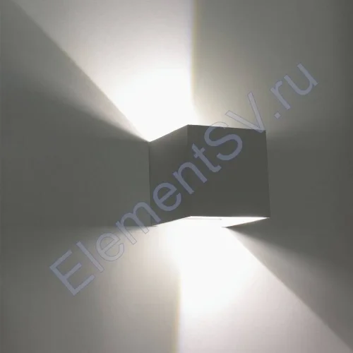 Светильник настенный светодиодный JH-BD-B08 DHL29 (220V, 2х3W, белый корпус, IP65, warm white) - фото 4.