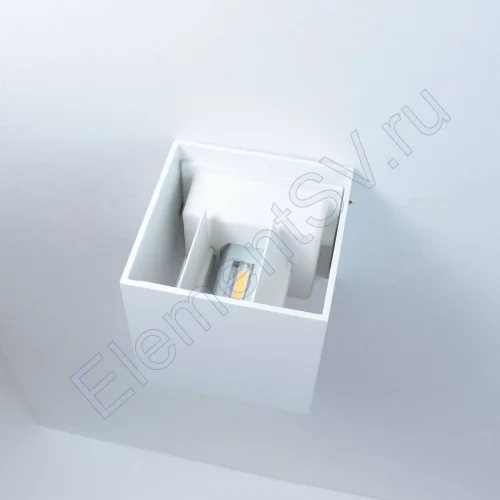 Светильник настенный светодиодный JH-BD-B08 DHL29 (220V, 2х3W, белый корпус, IP65, warm white) - фото 6.