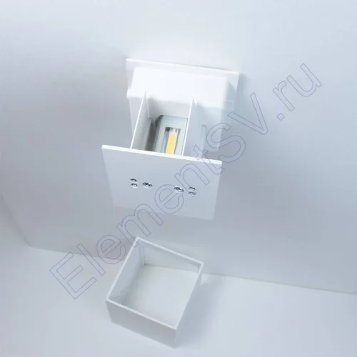 Светильник настенный светодиодный JH-BD-B08 DHL29 (220V, 2х3W, белый корпус, IP65, warm white) - фото 7.