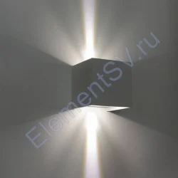 Светильник настенный светодиодный JH-BD-B08 DHL29 (220V, 2х3W, белый корпус, IP65, warm white)