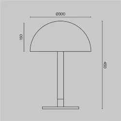 Настольный светильник Ray 3000К 8Вт (Черный)
