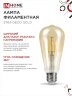 Лампа светодиодная LED-ST64-deco gold 9Вт 230В Е27 3000К 1040Лм золотистая IN HOME - Фото 5