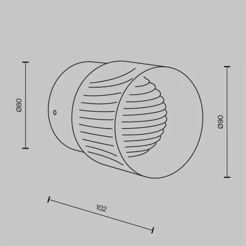 Настенный светильник (бра) Sacramento 3000К 6Вт (Латунь) - фото 4