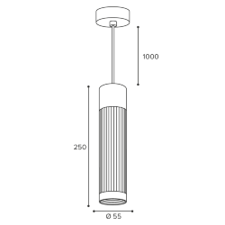 Светильник WOLTA WSL-GU10/P19SG под лампу GU10 Песочное золото LUXOR