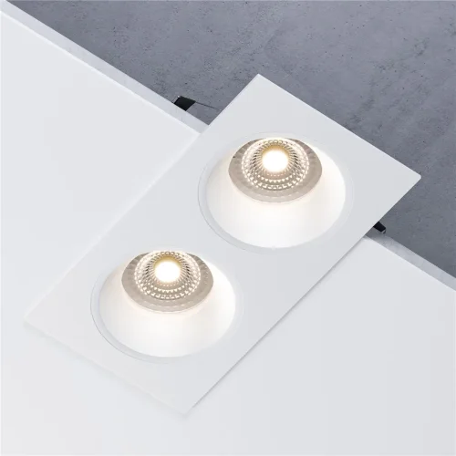 Светильник встраиваемый GU10 белый 15700/02 - фото 3